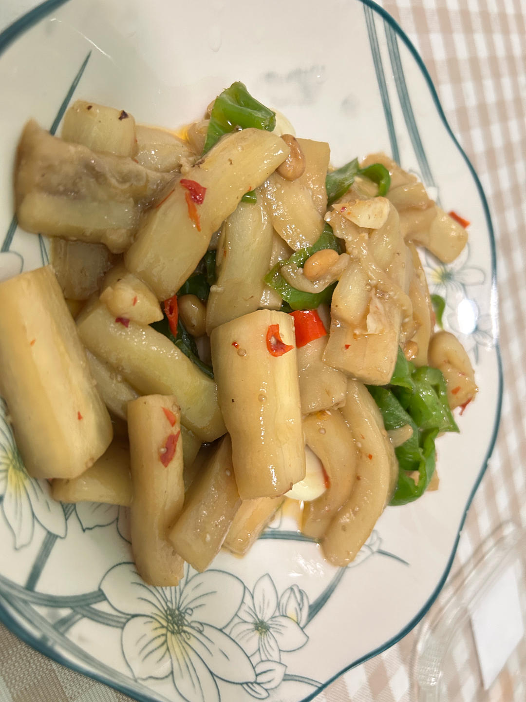 腊八豆炒茄子
