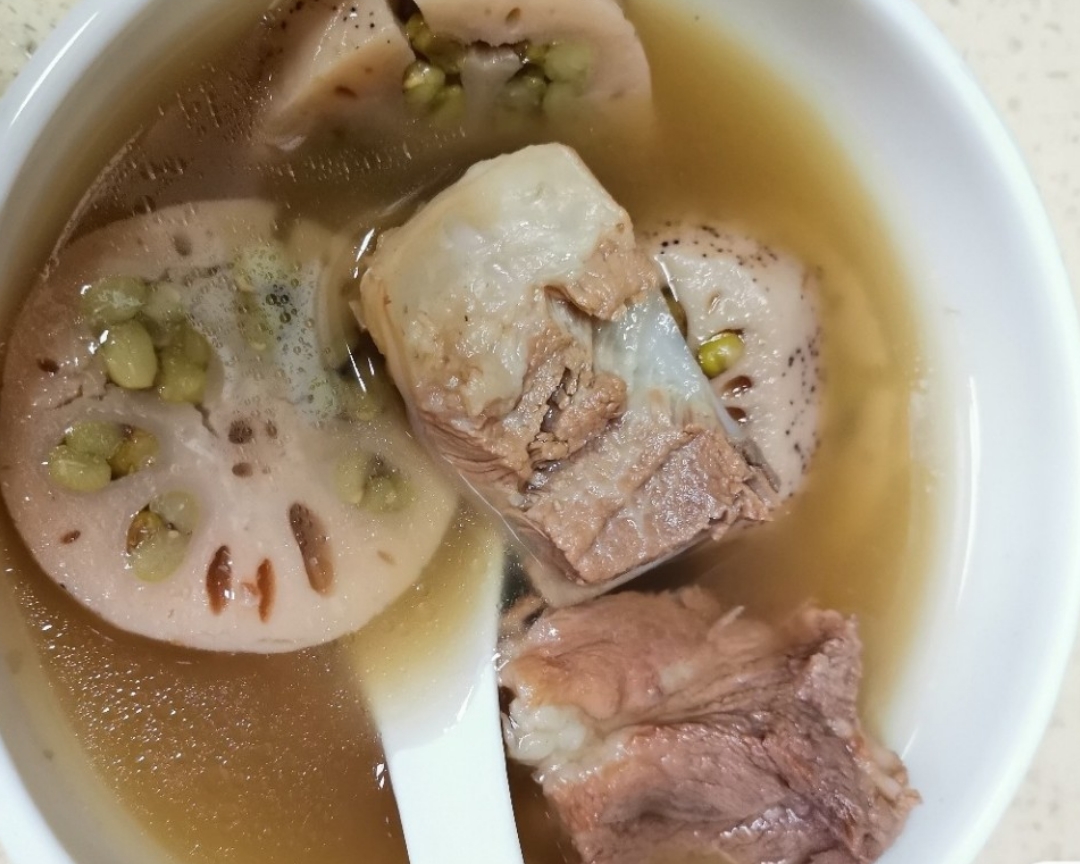 广东靓汤&莲藕酿排骨汤的做法