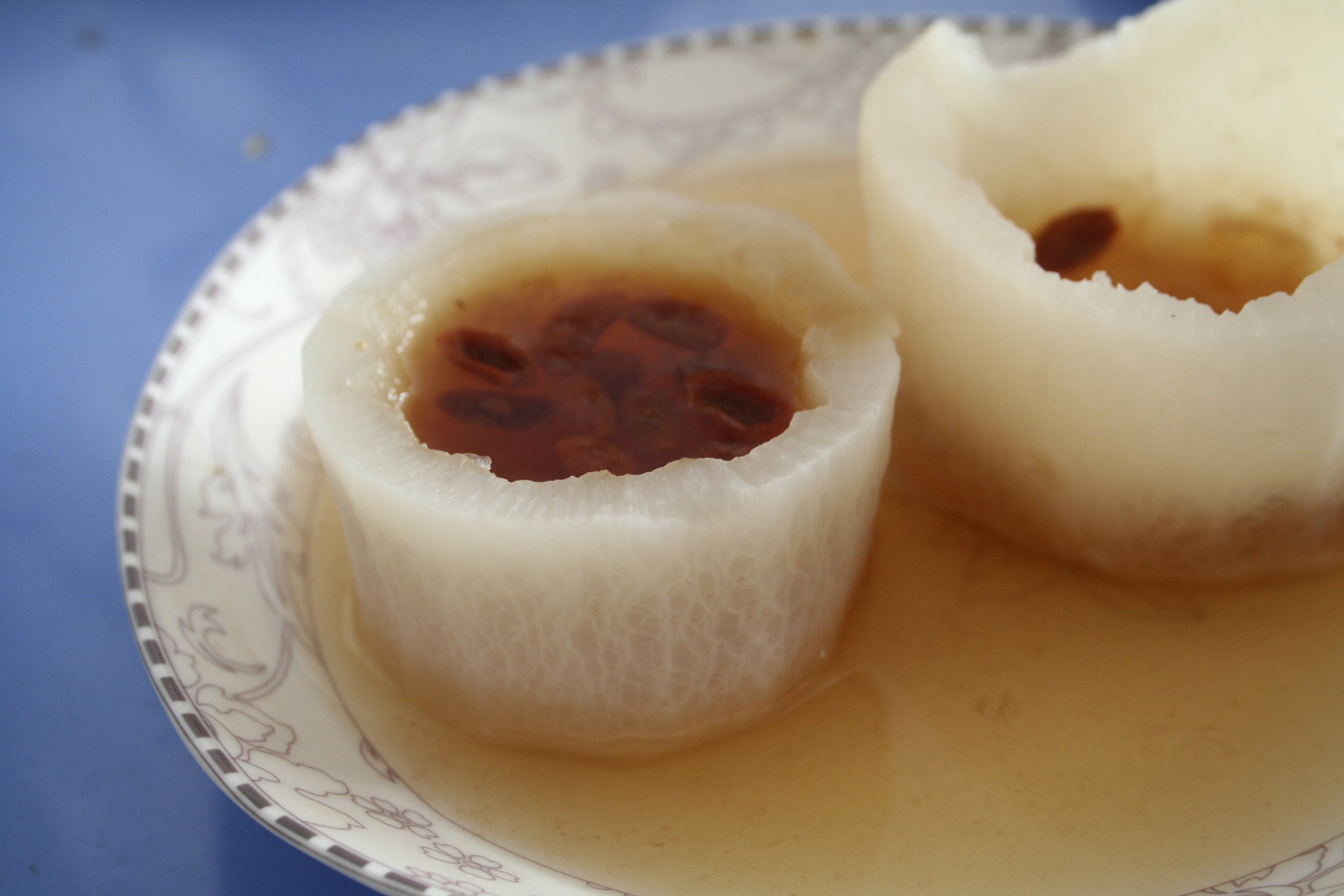 白萝卜炖蜂蜜