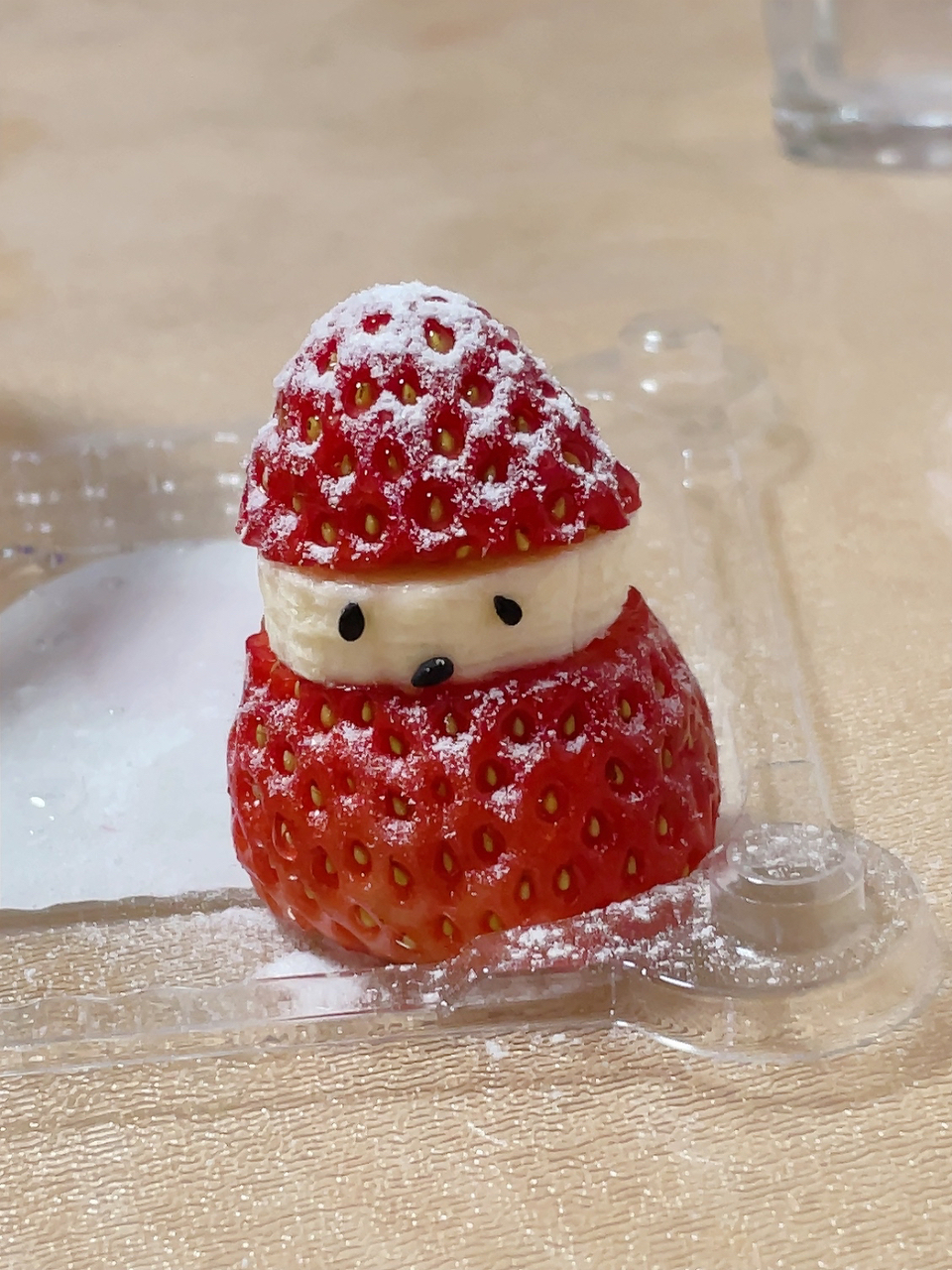 草莓雪人冰糖葫芦