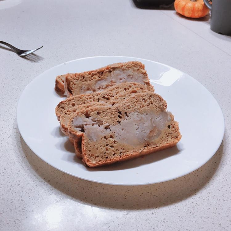 红豆香芋快手面包丨健康·烘焙