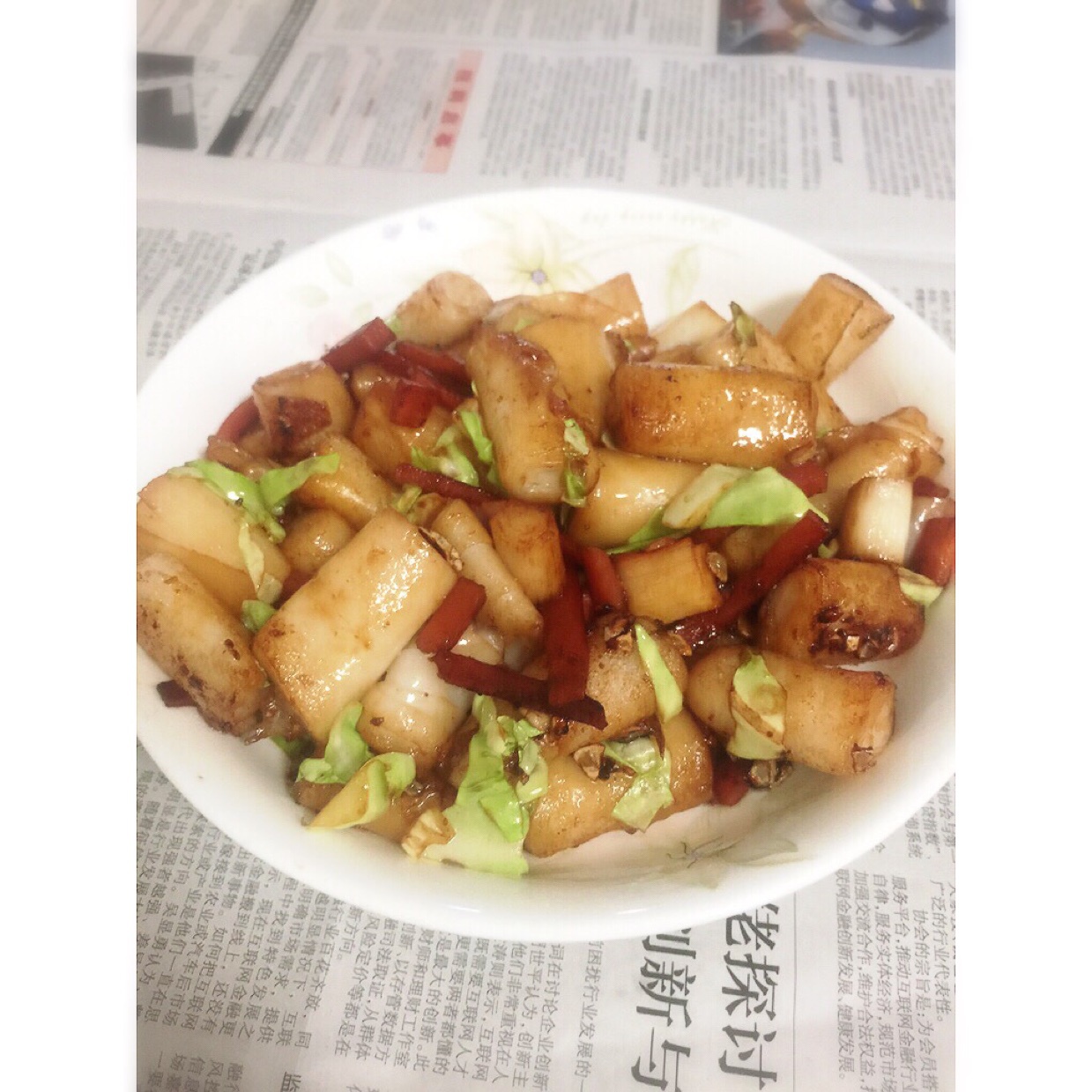 XO酱炒猪肠粉