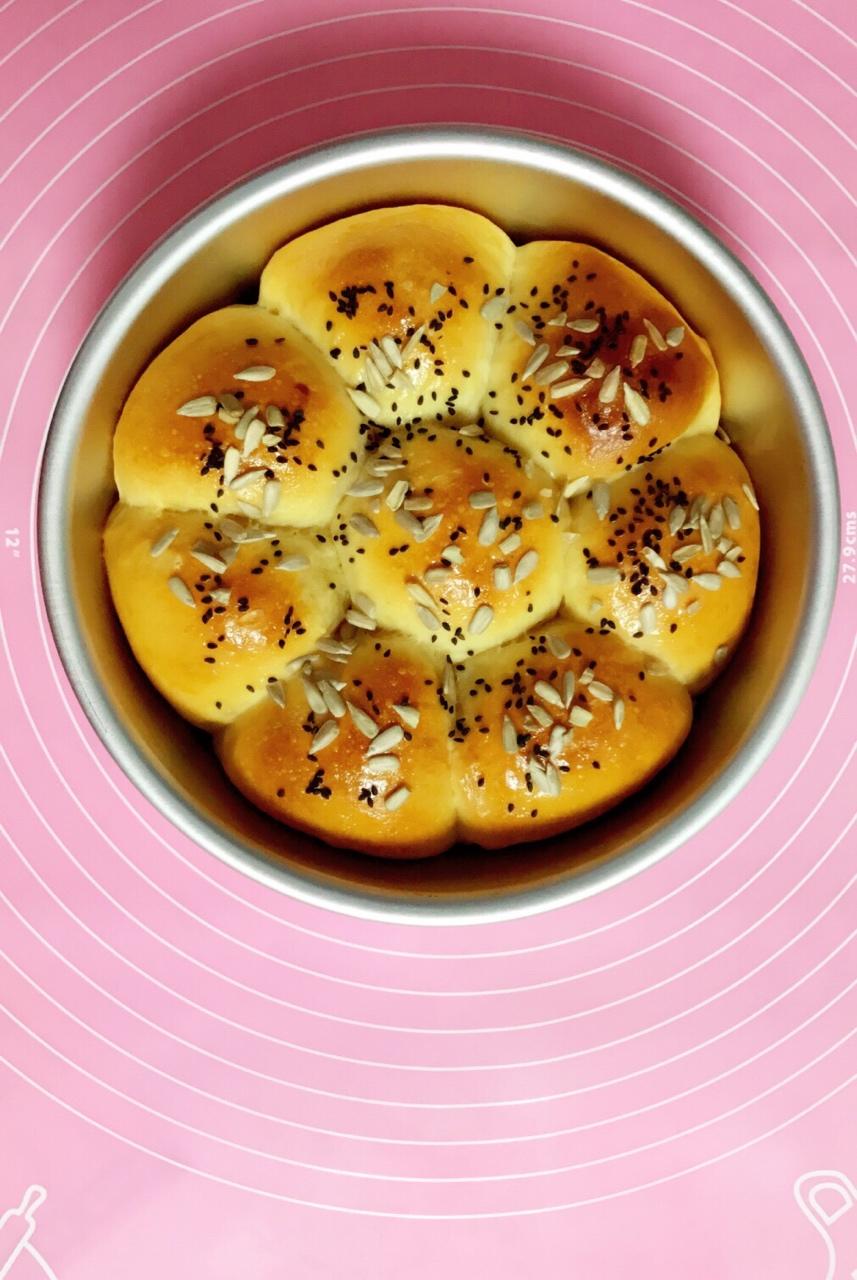 酸奶花朵面包（橄榄油版）