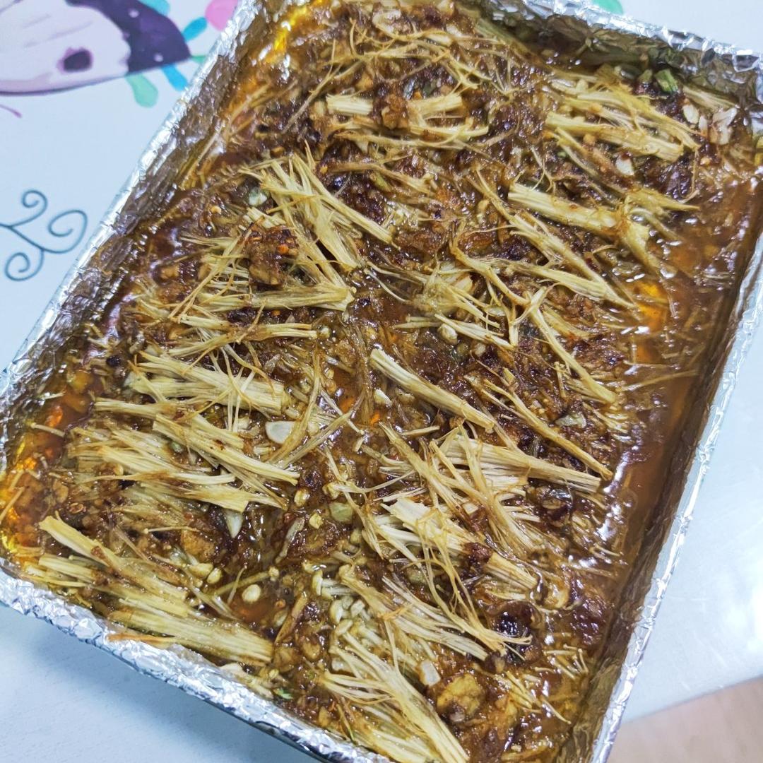 ㊙️制酱料❗️巨好吃烤金针菇！