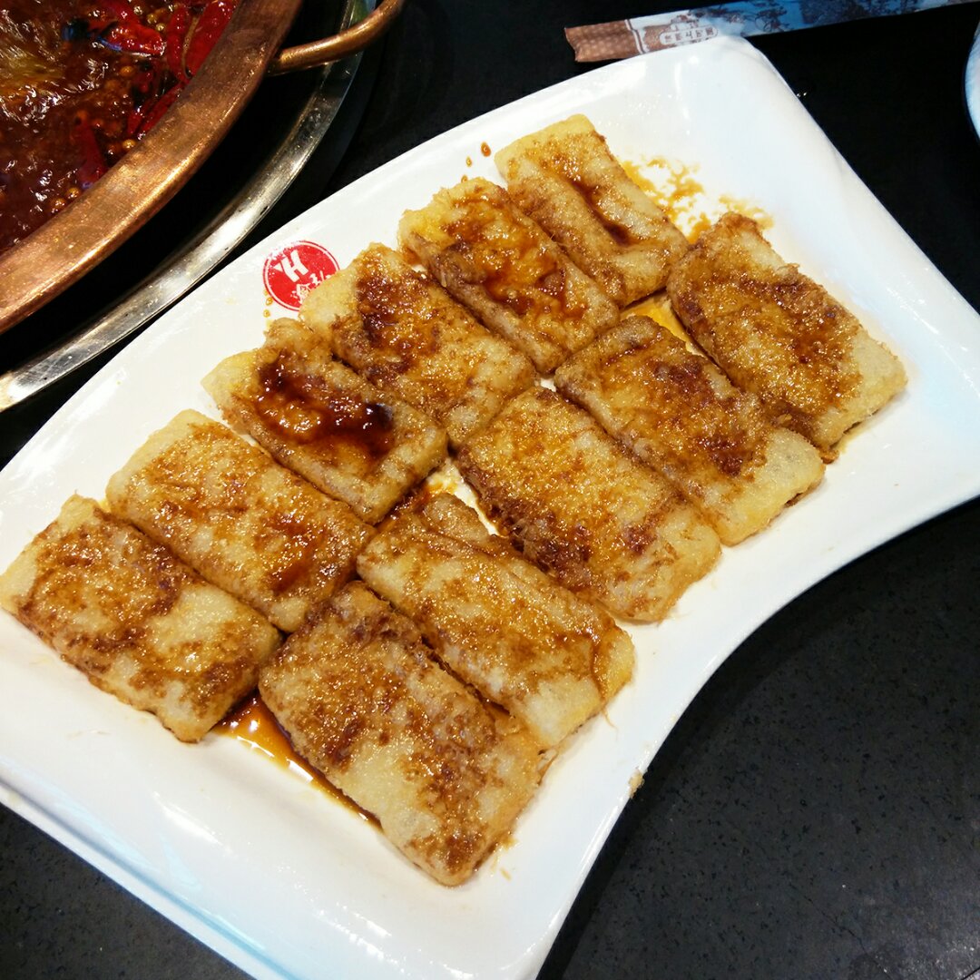 煎糍粑