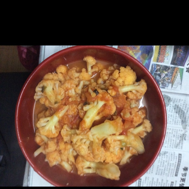 红烩花菜