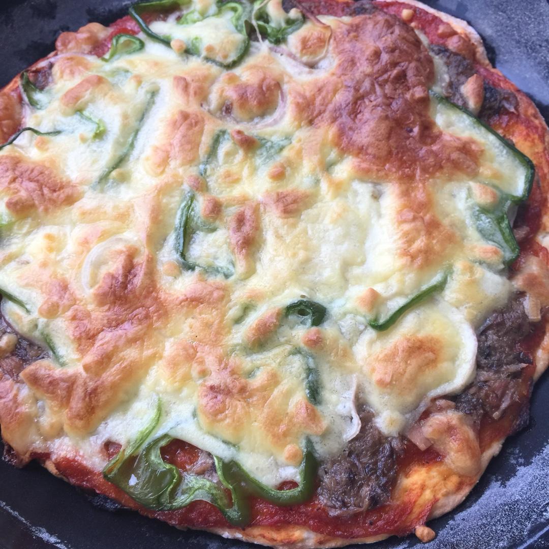 不用酵母的披萨底 No Yeast Pizza Dough