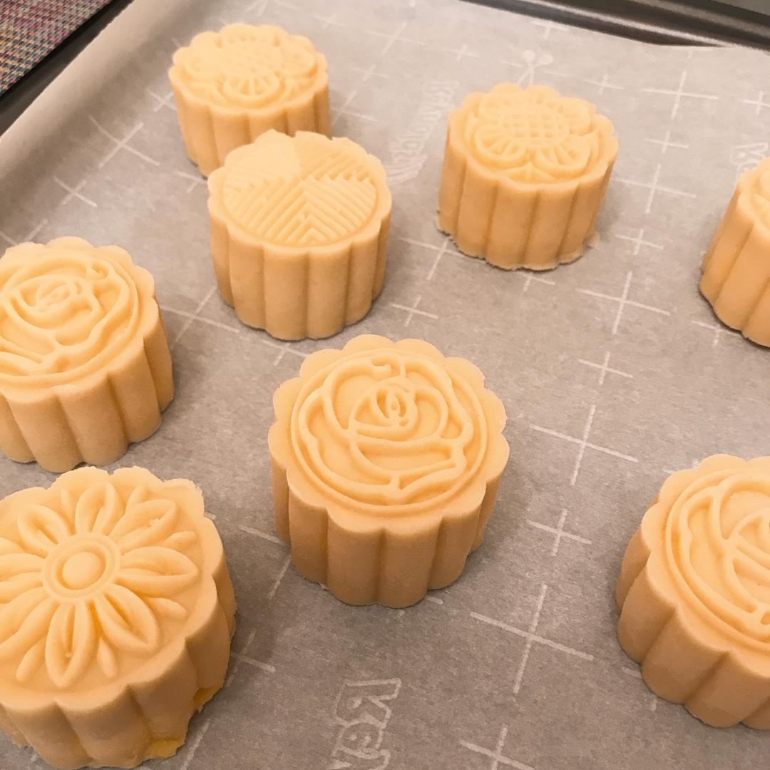 流心奶黄月饼（无吉士粉/转化糖浆版本）【曼食慢语】