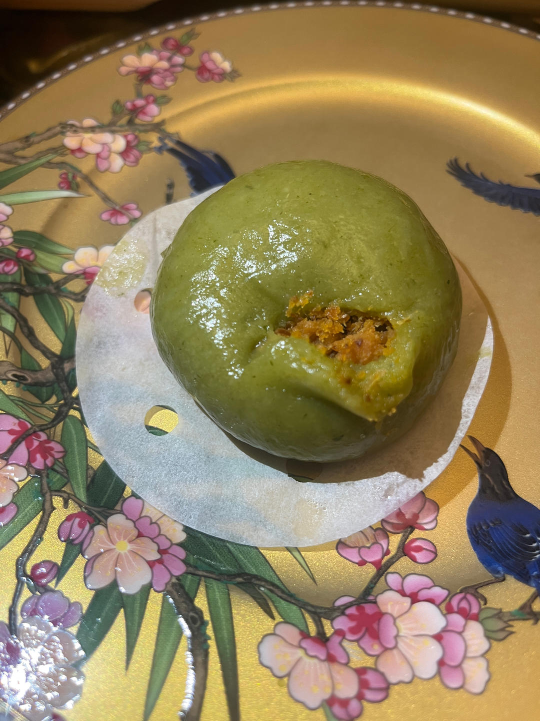 清明必吃的艾草青团