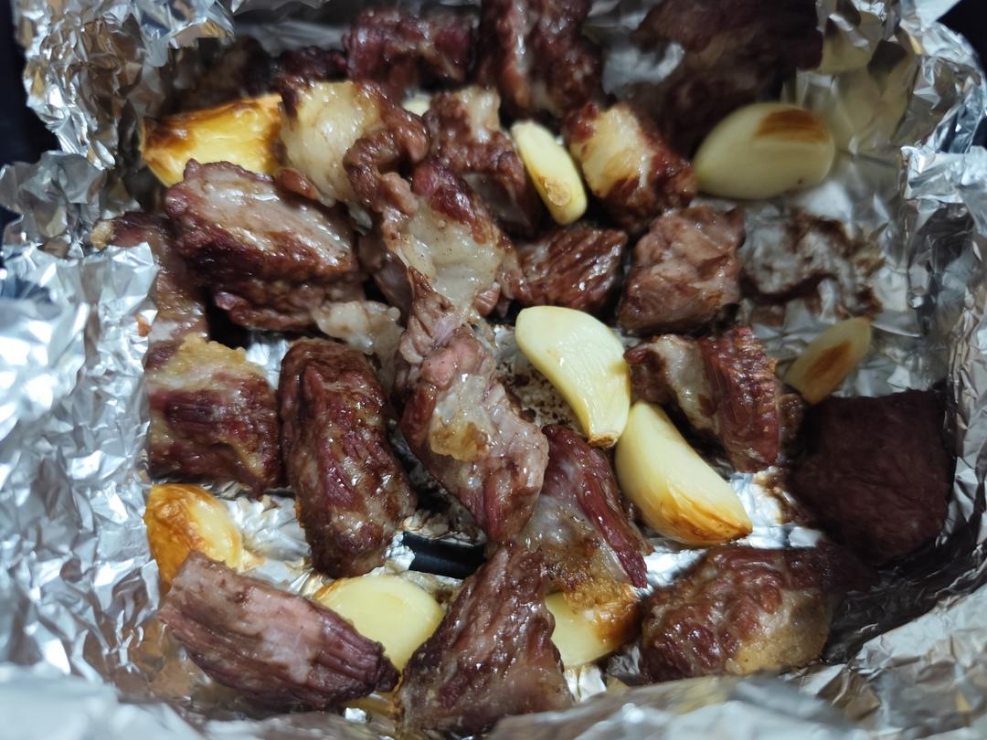 蒜烤牛肉（零失败空气炸锅版）--年夜饭菜品