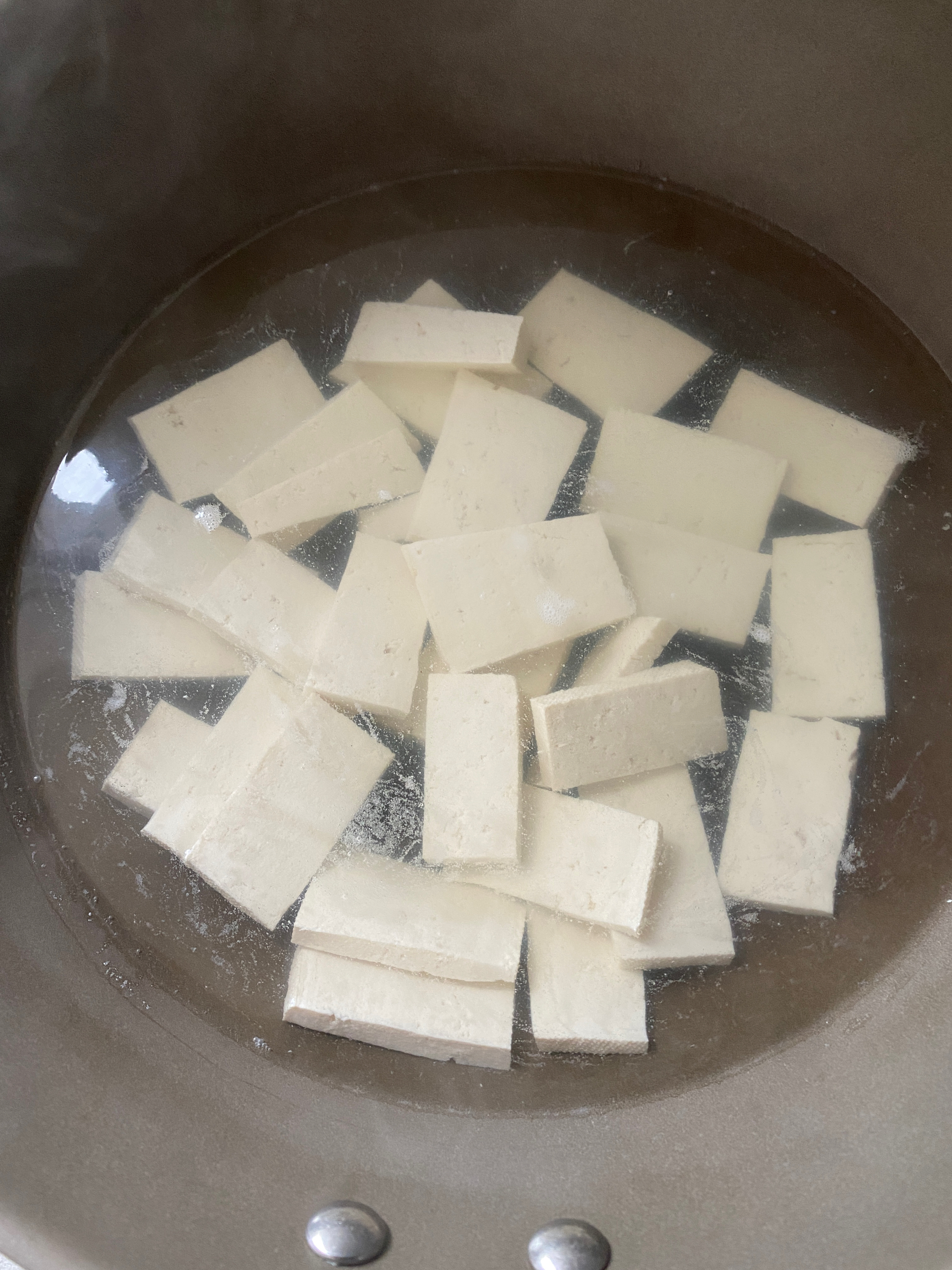 小油菜木棉豆腐的做法 步骤1