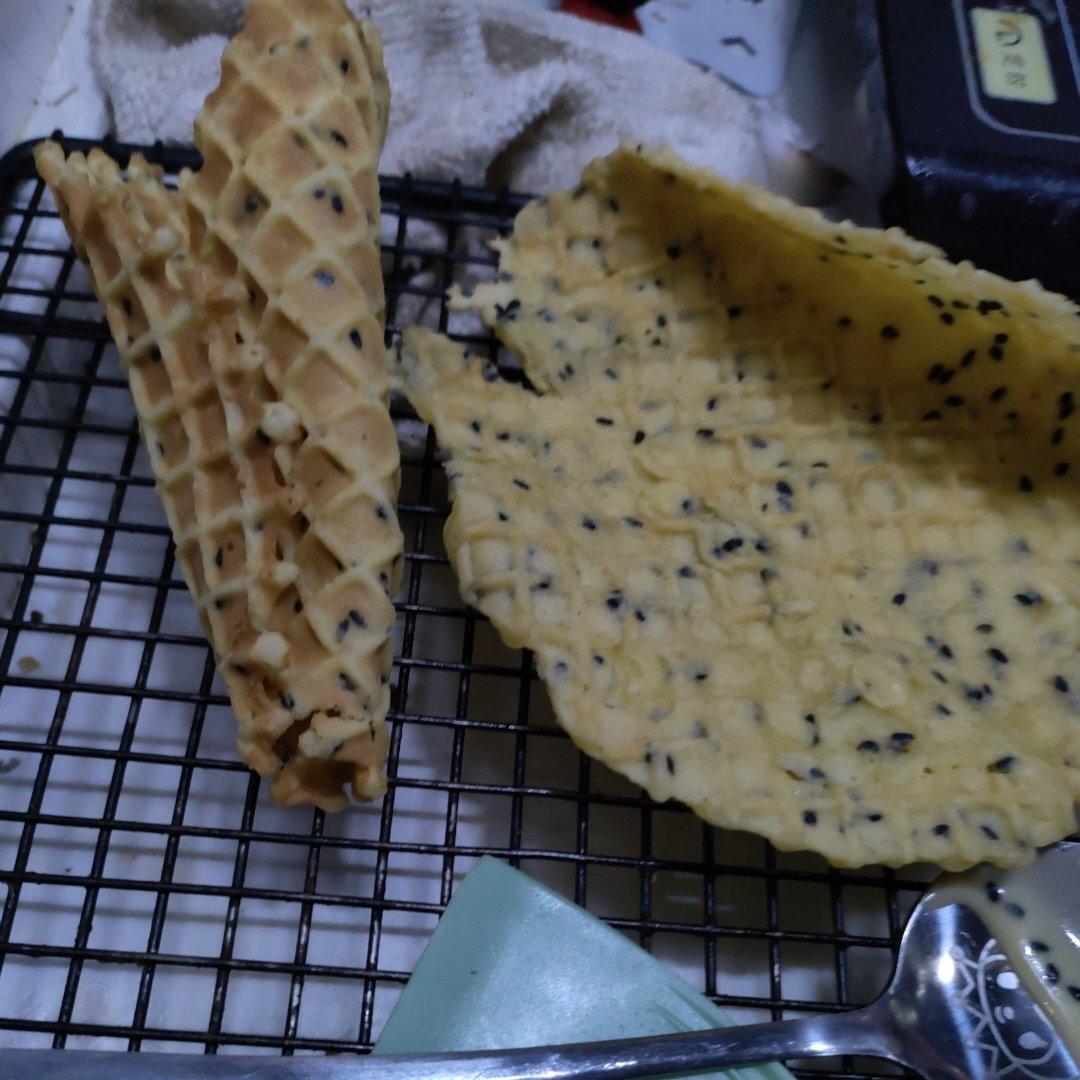 鸡蛋卷 脆皮蛋筒 冰淇淋绝配脆脆脆 无黄油不打发材料简单