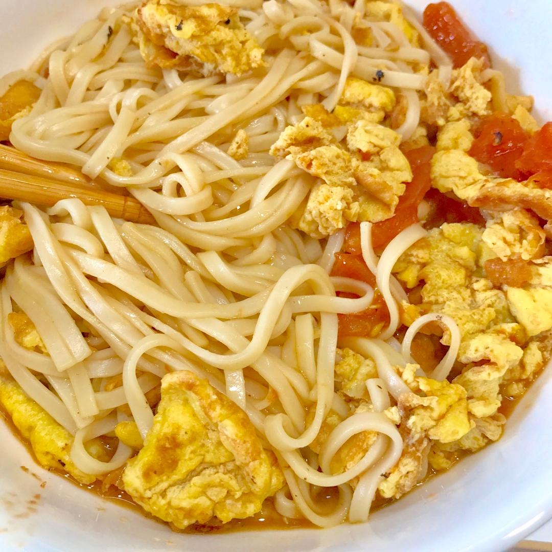 超级入味好吃的番茄鸡蛋面