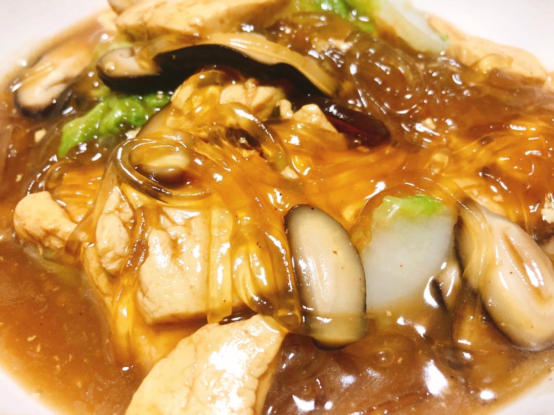 白菜豆腐炖粉条