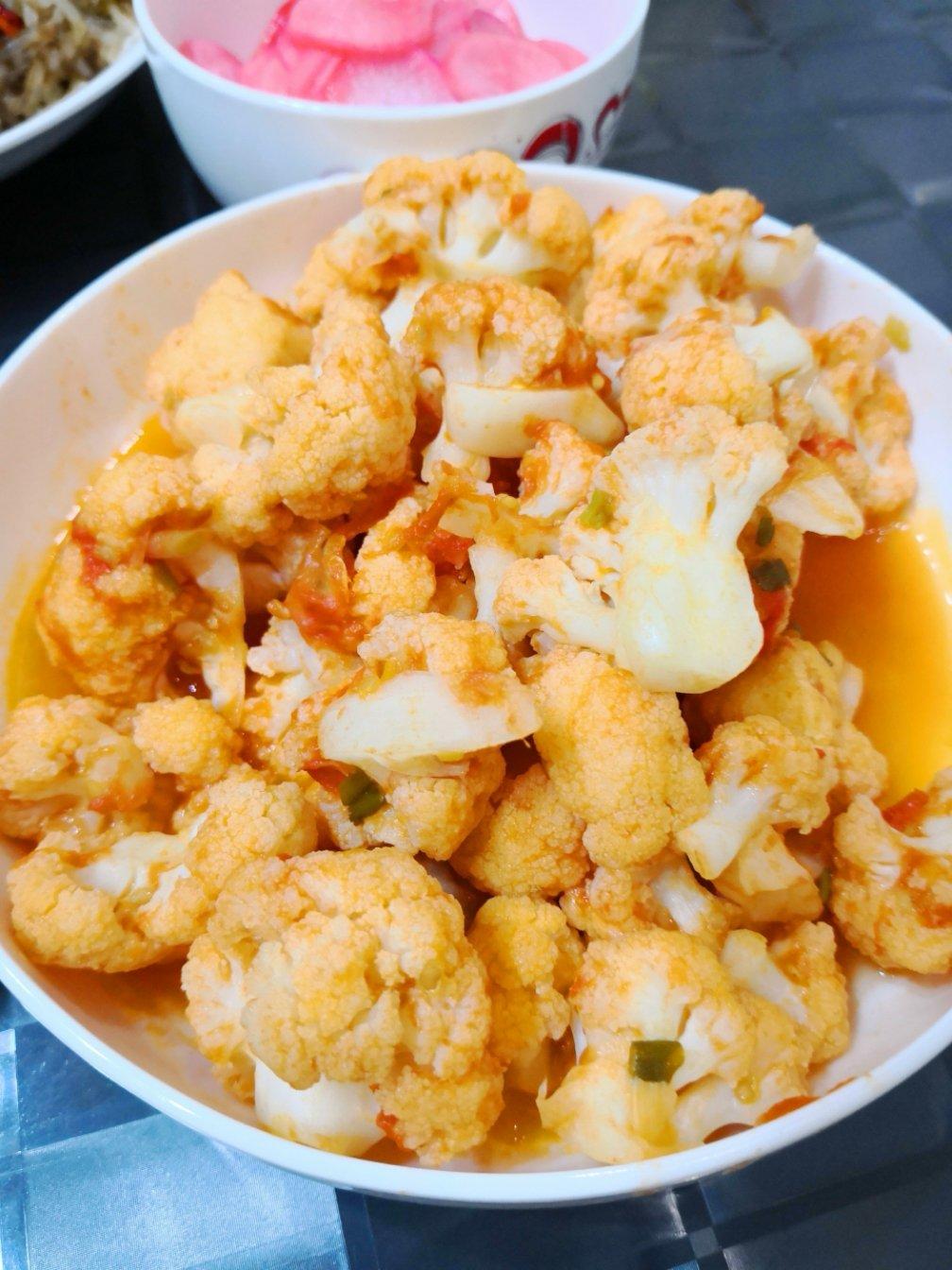 西红柿炒菜花