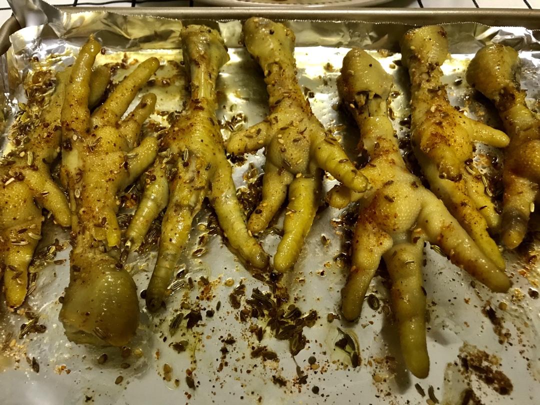 烧烤鸡爪（烤箱版）