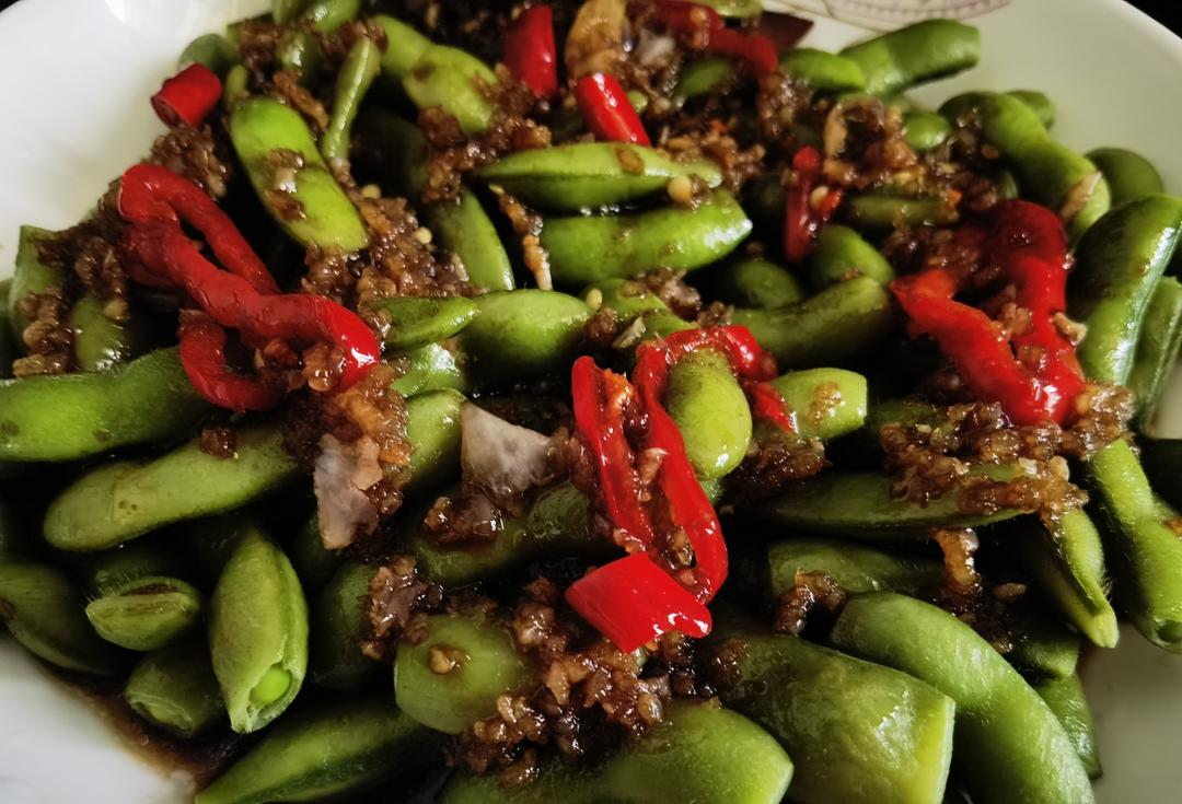 零厨艺系列——凉拌毛豆（简单操作，让这个夏天有味道）的做法