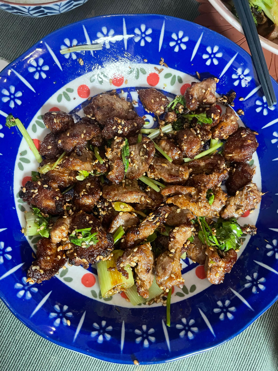 吃不到膻味的比烧烤更好吃的孜然羊肉🐏
