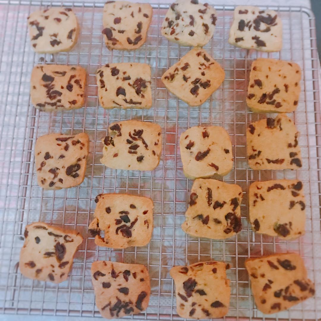 抹茶蔓越莓饼干