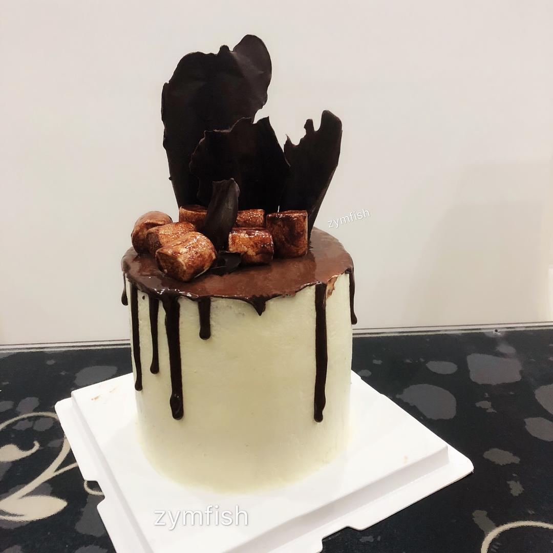 蛋糕淋面之一：甘那许淋面（详细解答淋面太稠的问题）