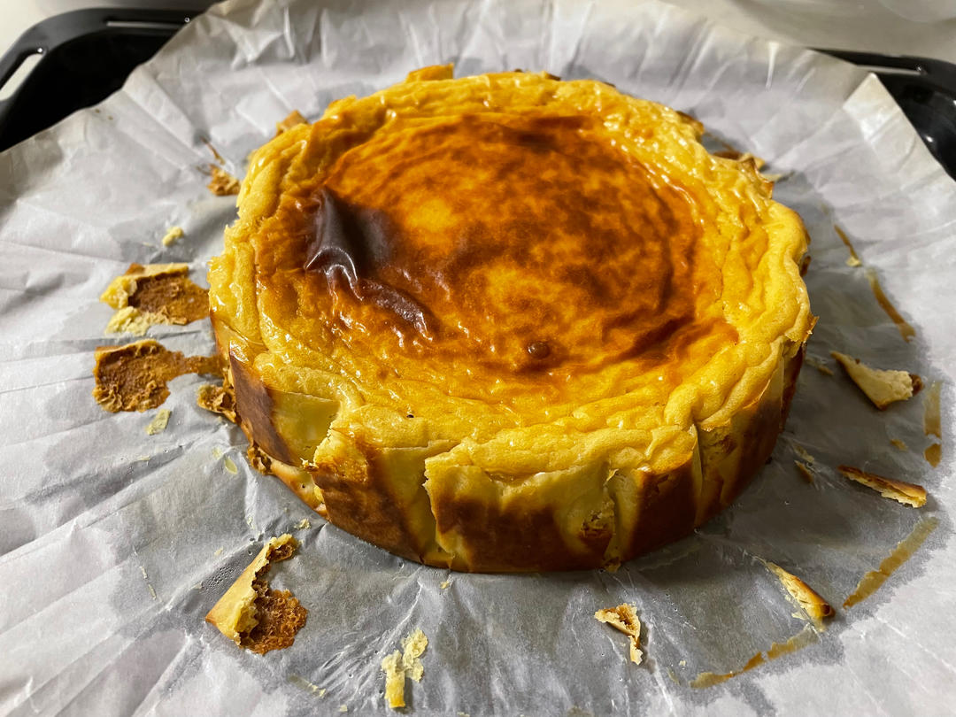 【咖啡巴斯克蛋糕】｜免打发｜一次成功