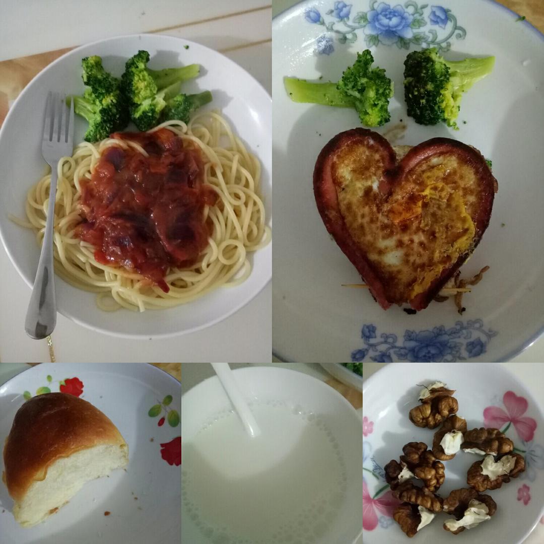 小学生的一周早餐