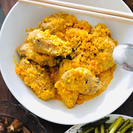 金灿灿咸蛋黄鸡翅「厨娘物语」