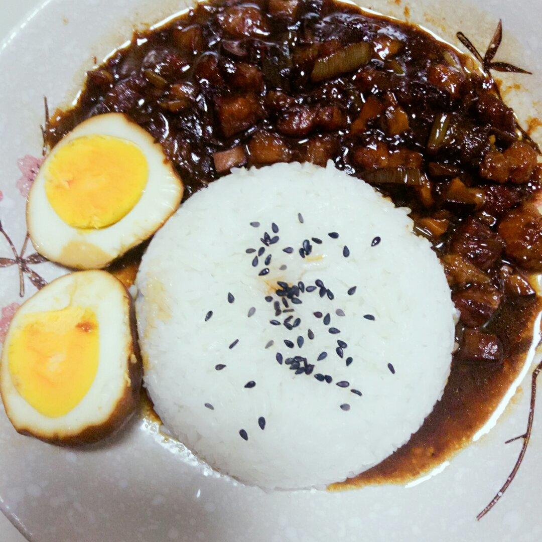 二夫人做的洋葱酥卤肉饭