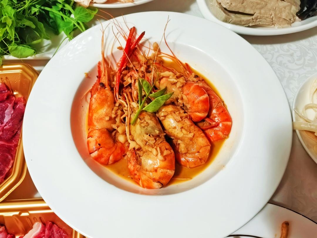 蒜蓉奶油罗氏虾🦐