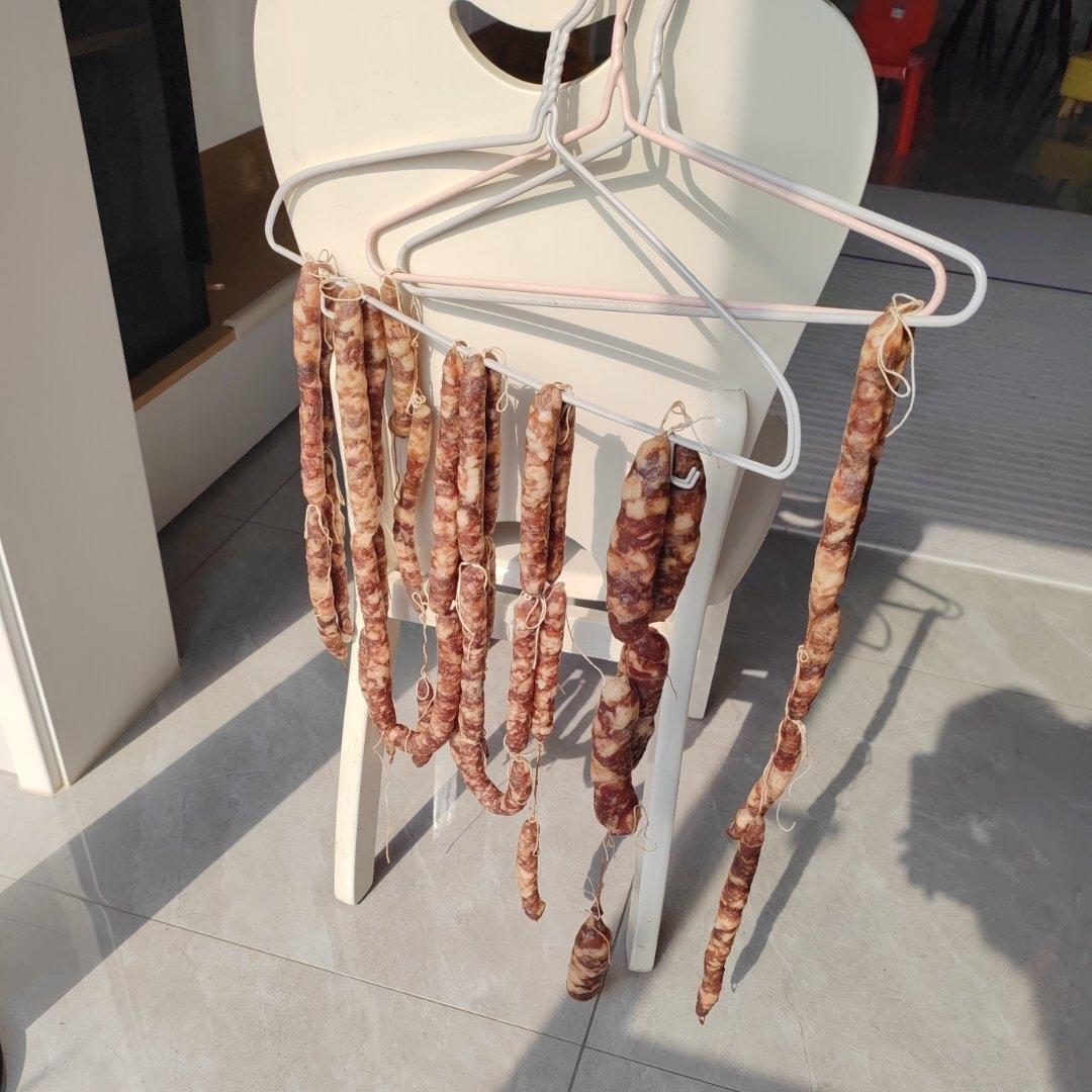 自制腊肠，灌香肠，苏式香肠