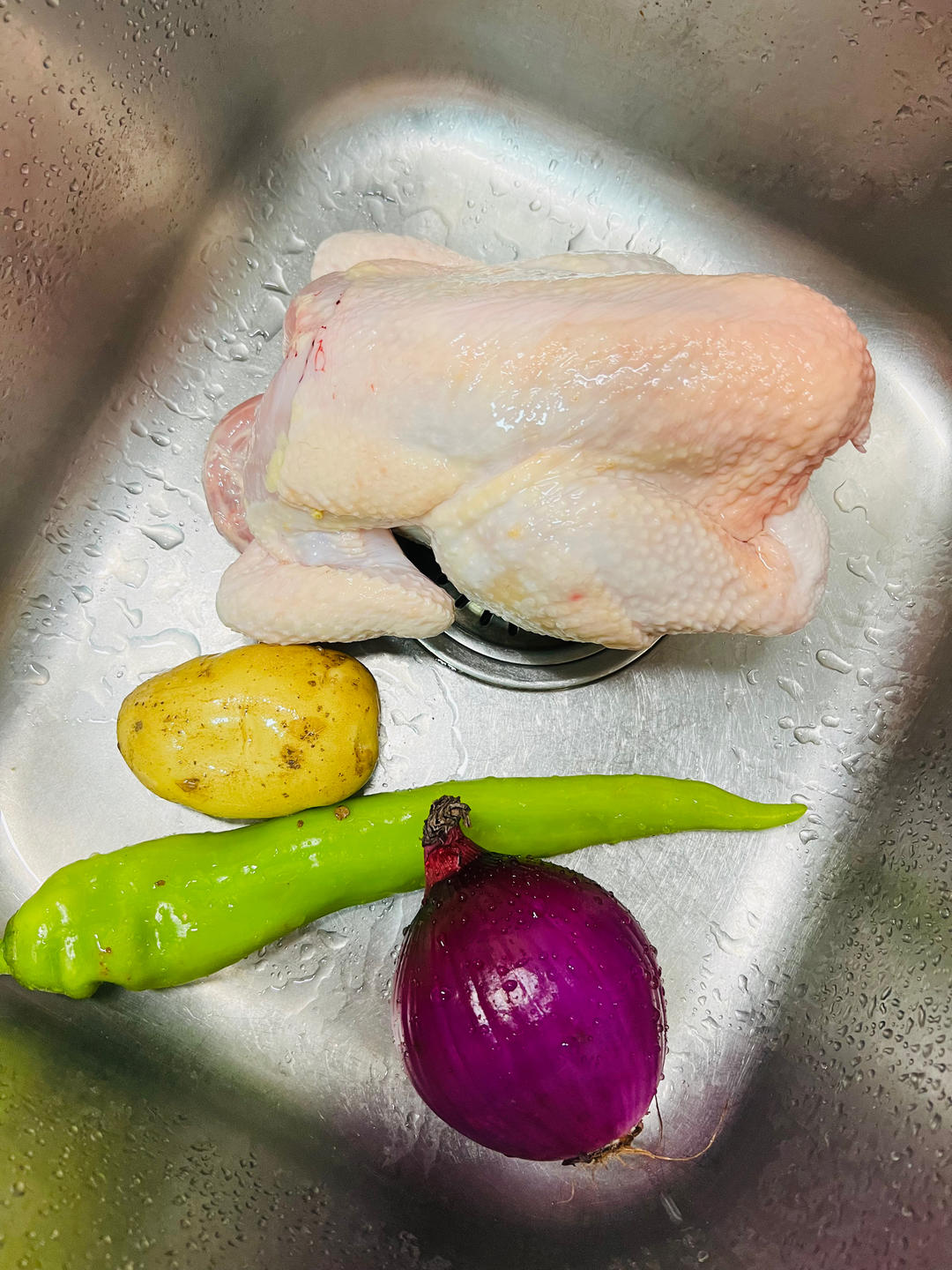 简易大盘鸡【5-6月北鼎珐琅锅食谱】