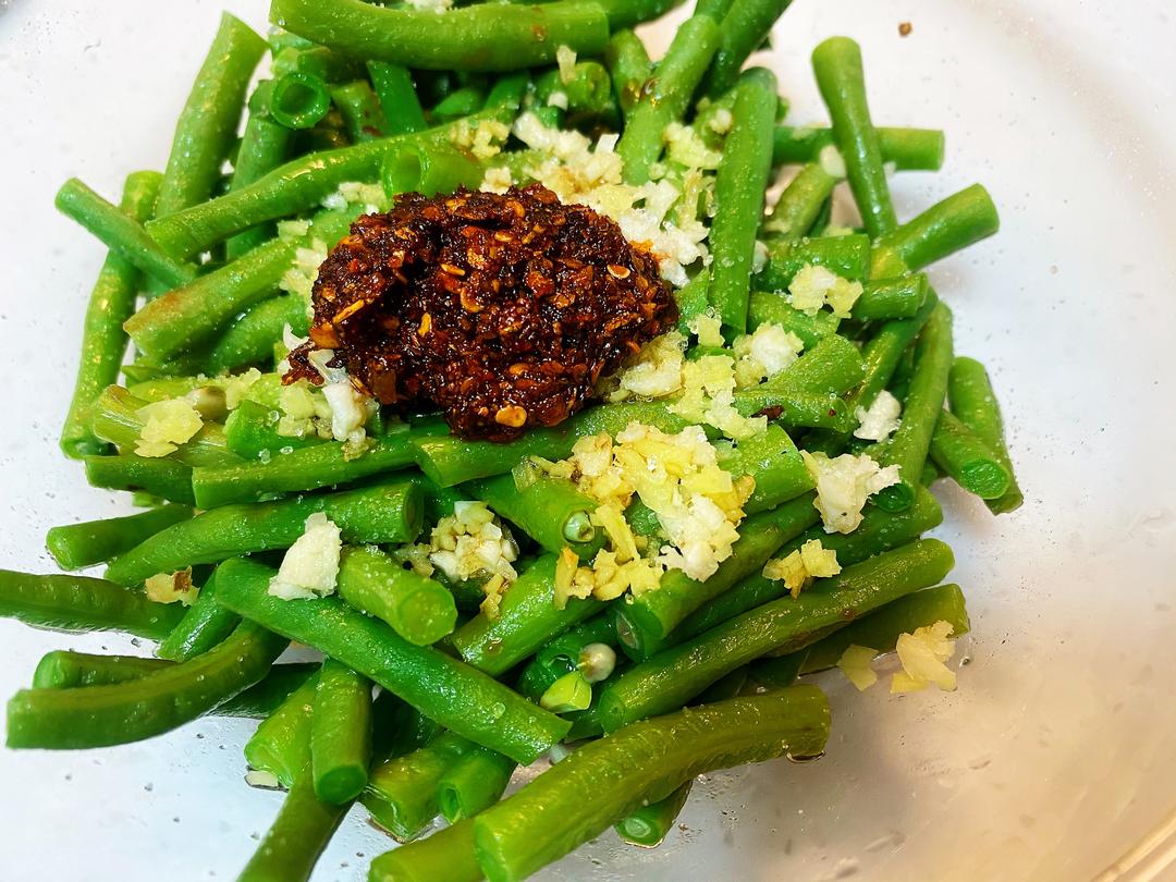 超级超级简单的凉拌豇豆的做法