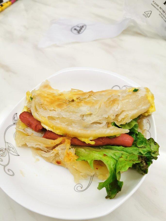 张张都鼓大泡的鸡蛋灌饼这样做不鼓大泡都难