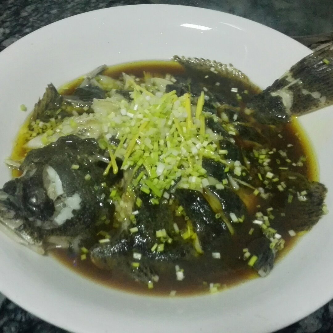 清蒸多宝鱼