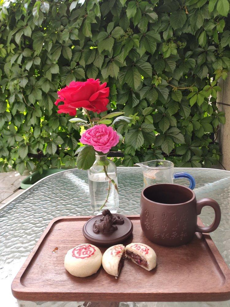 玫瑰鲜花饼，快手烫面法免出膜版，超级香酥！