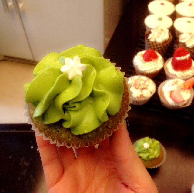 Green Tea Cupcake 绿茶杯子蛋糕