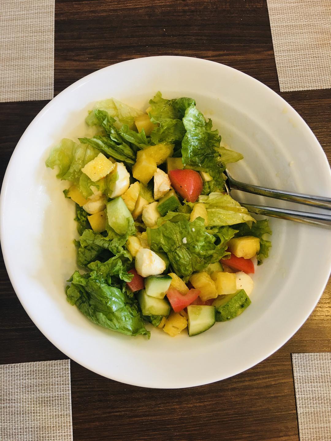 法式油醋酱沙拉🥗的做法