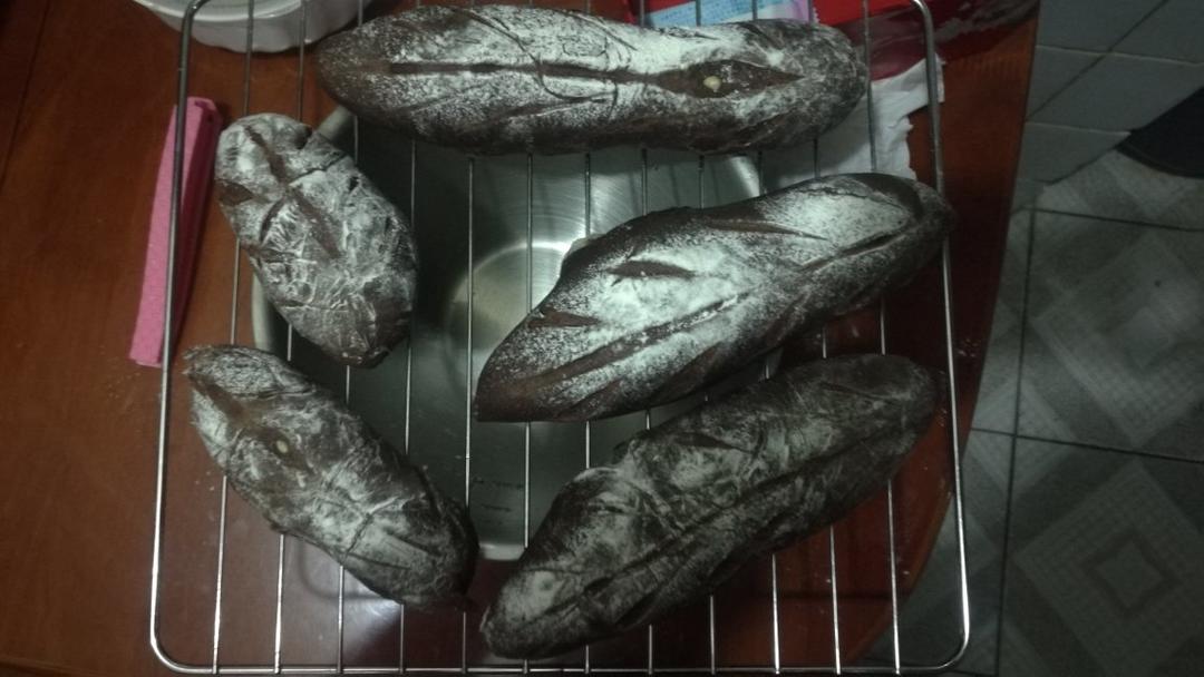 全麦红糖杂果软欧包