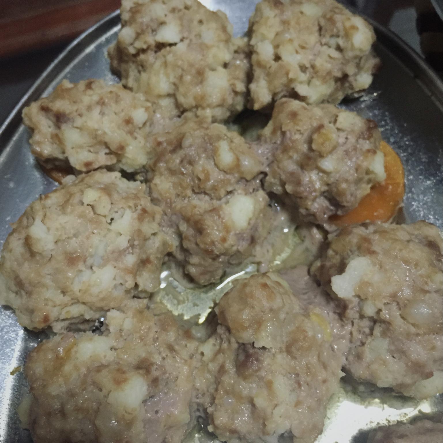 山药蒸丸子