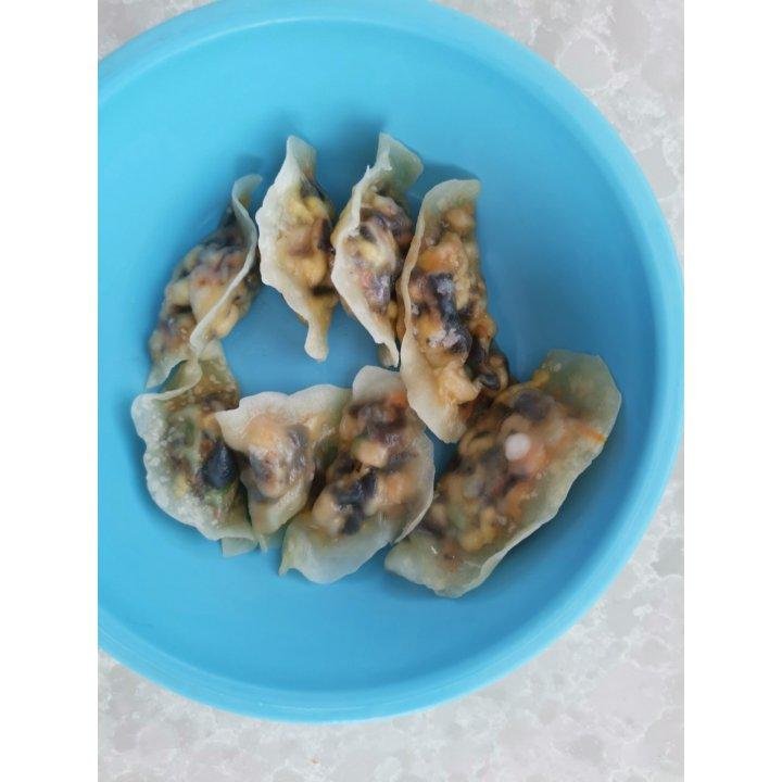 素馅烫面大蒸饺