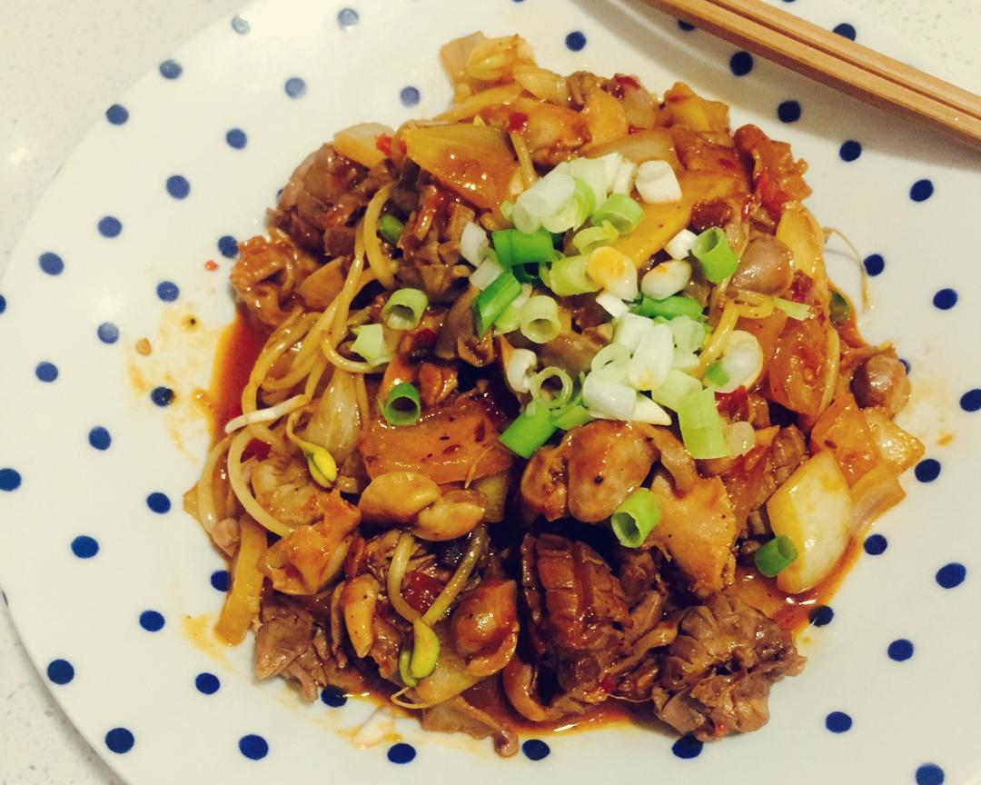 洋葱炒鸡杂