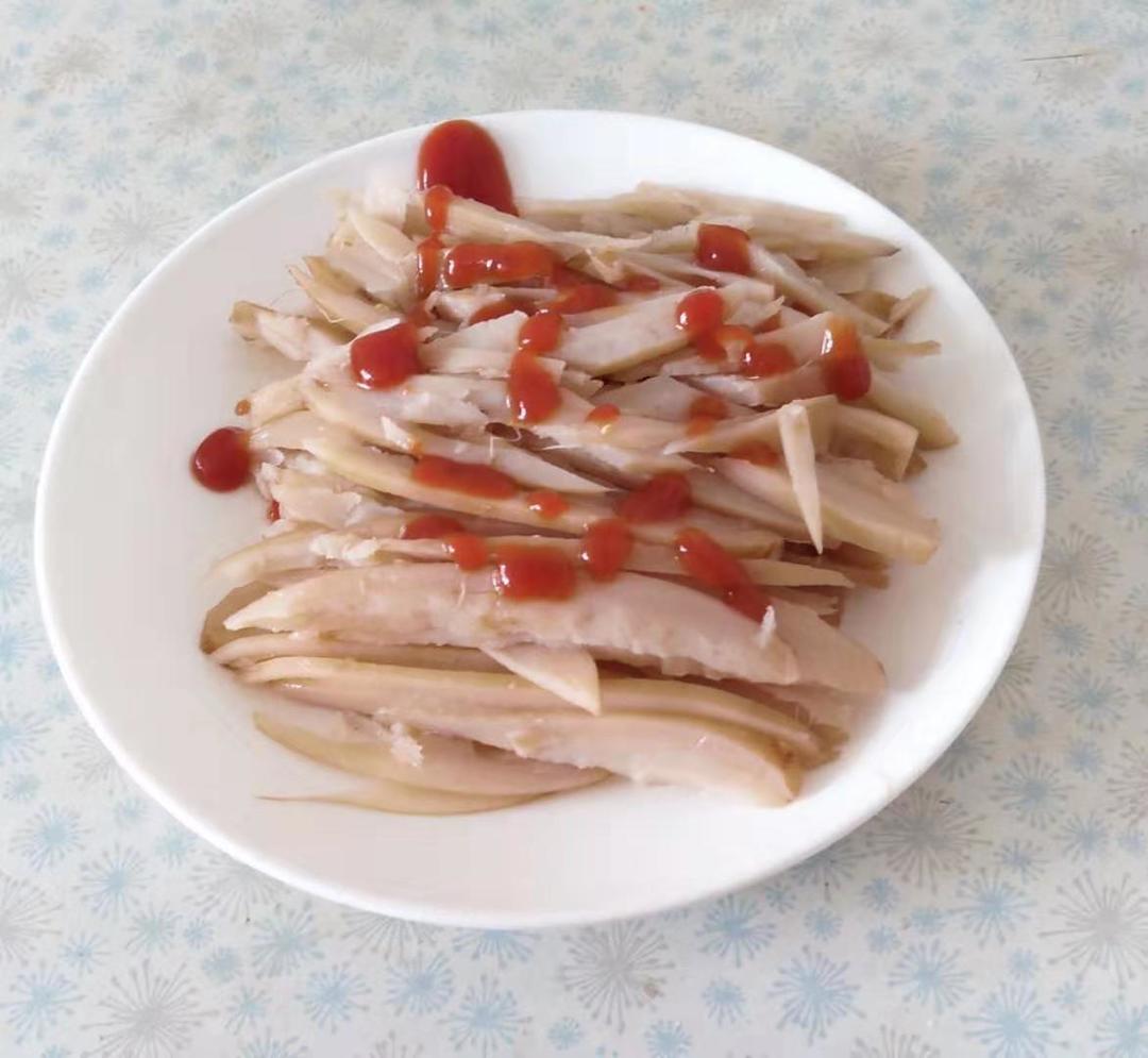 凉拌藕条2（无油无盐素食）的做法