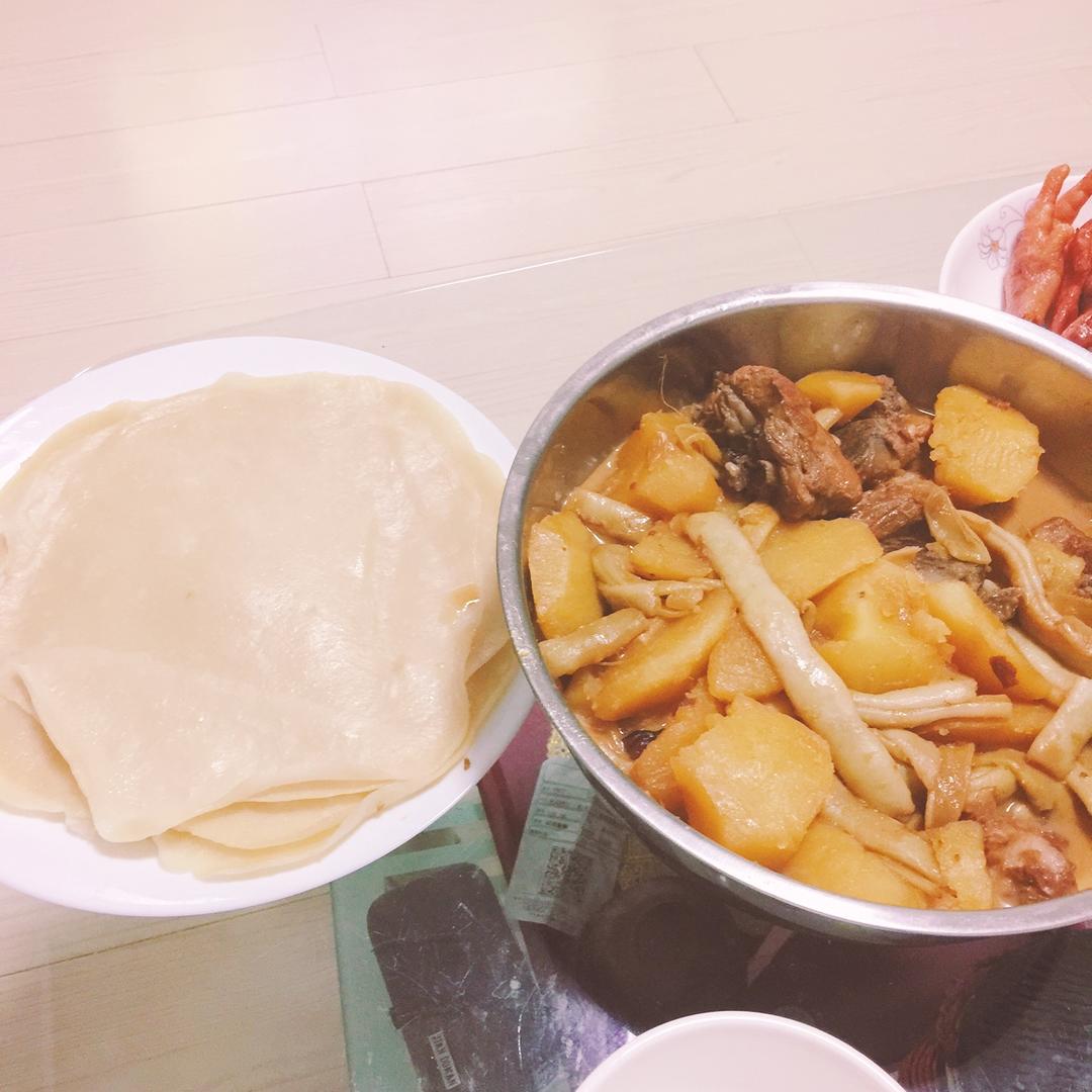 正宗排骨豆角土豆