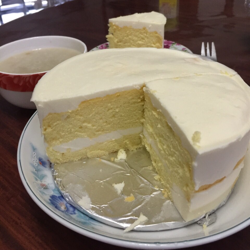 6寸原味戚风蛋糕