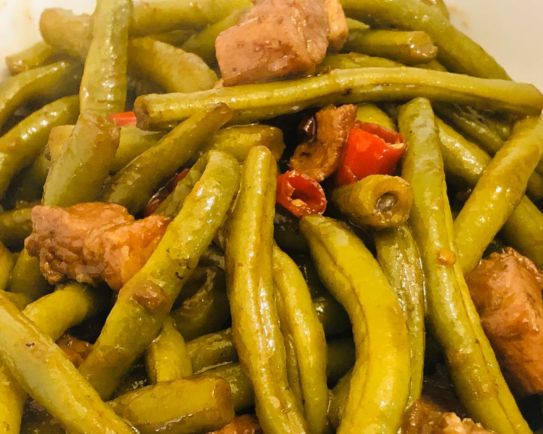 猪肉炖豆角的做法