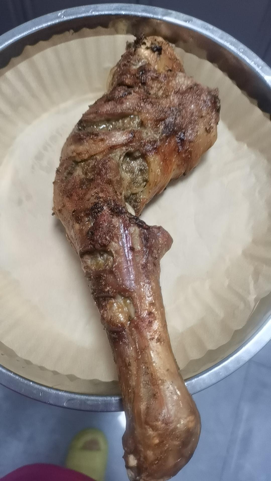 新手一小时做好家常烤羊腿【不用提前腌制的烤箱版】