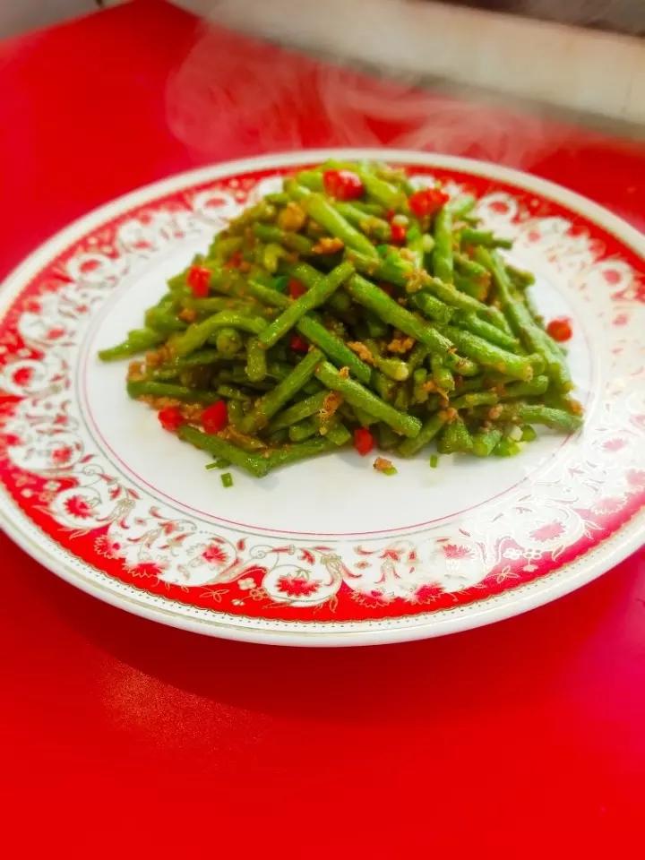 下饭菜《豆角炒肉沫》