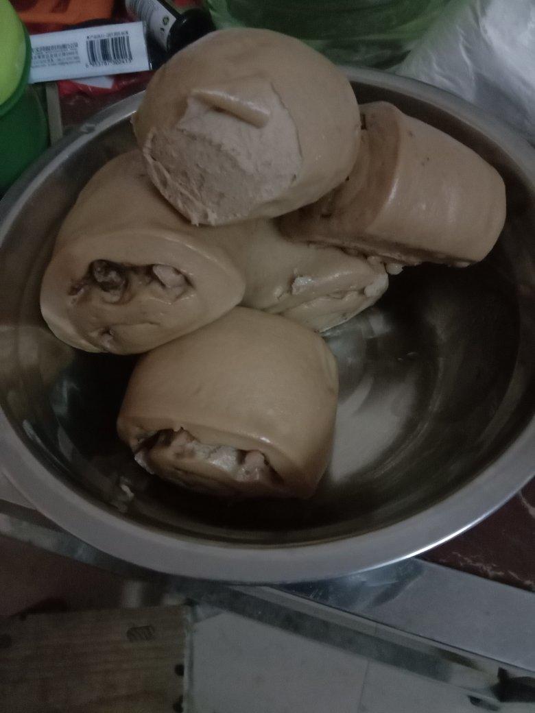 牛奶蜜豆馒头