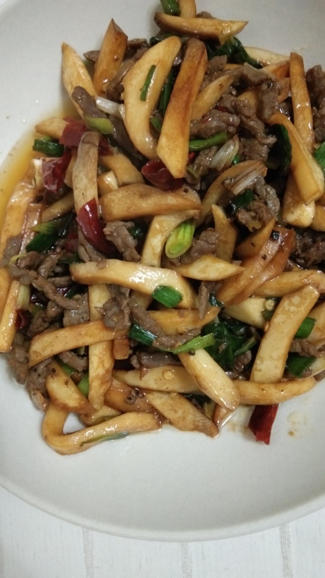 牛肉杏鲍菇的做法