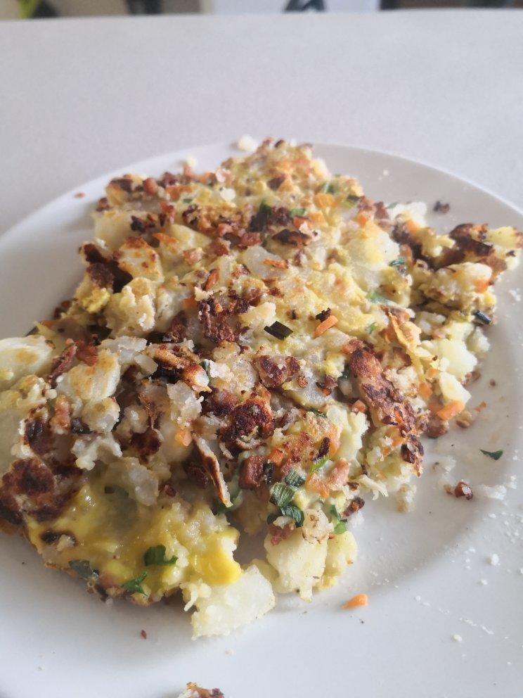 鸡蛋土豆饼「低脂快手早餐」